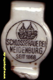 Bügelverschluss aus: Schloßbrauerei eGmbH, Neidenburg, Nidzica, Nibork, Nidbork, Polen