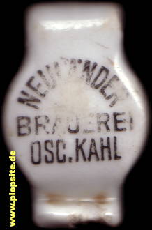 Obraz porcelany z: Neuländer Brauerei Oscar Kahl, Neiße, Nysa, Neisse, Polska