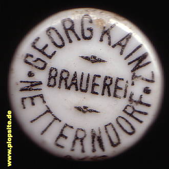 Bügelverschluss aus: Brauerei Kainz, Netterndorf, Deutschland