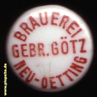 Bügelverschluss aus: Brauerei Gebrüder Götz, Neuötting, Deutschland