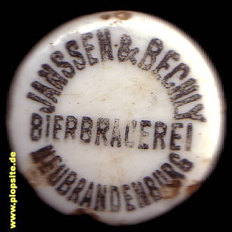 Bügelverschluss aus: Bierbrauerei Janssen & Bechly, Neubrandenburg, Deutschland