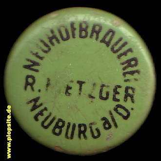 Bügelverschluss aus: Neuhofbrauerei Metzger, Neuburg / Donau, Deutschland