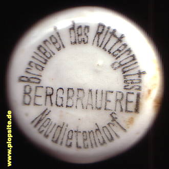 Bügelverschluss aus: Bergbrauerei Brauerei des Rittergutes, Neudietendorf, Nesse-Apfelstädt, Deutschland
