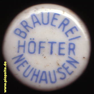 Bügelverschluss aus: Hallertauer Brauhaus Otto Höfter & Söhne, Neuhausen - Weihmichl, Deutschland