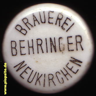 Bügelverschluss aus: Schloßbrauerei Holnstein, Behringer, Neukirchen / Obf., Deutschland