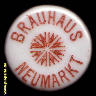 Picture of a ceramic Hutter stopper from: Brauhaus, Neumarkt, Germany