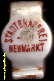 Bügelverschluss aus: Stadtbrauerei , Neumarkt, Deutschland