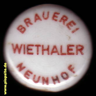 Bügelverschluss aus: Brauerei Goldene Krone Wiethaler, Neunhof, Lauf / Pegnitz, Deutschland