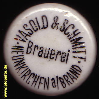 Obraz porcelany z: Brauerei Vasold & Schmitt, Neunkirchen / Brand, Niemcy