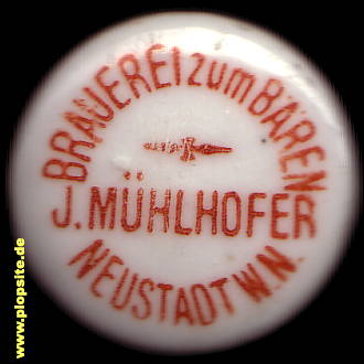 Bügelverschluss aus: Brauerei zum Bären Mühlhofer, Neustadt / Waldnaab, Deutschland