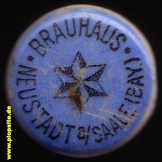 Picture of a ceramic Hutter stopper from: Brauhaus, Bad Neustadt / Saale, Germany