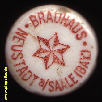 Picture of a ceramic Hutter stopper from: Brauhaus, Bad Neustadt / Saale, Germany