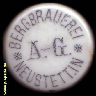 Bügelverschluss aus: Bergbrauerei AG, Neustettin, Szczecinek, Polen