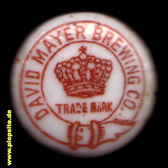 Bügelverschluss aus: David Mayer Brewing Co., New York, NY, USA