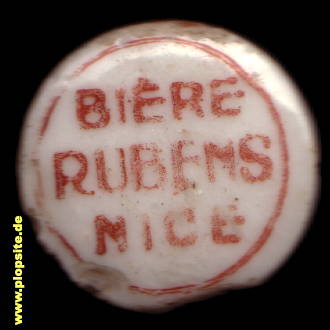 Bügelverschluss aus: Brasserie Rubens, Nice, Nizza, Frankreich