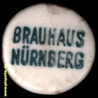 Picture of a ceramic Hutter stopper from: Brauhaus, Nürnberg, Germany