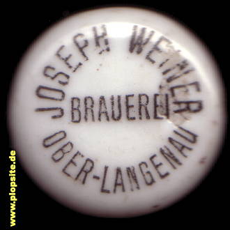 Bügelverschluss aus: Brauerei Weiner, Oberlangenau, Długopole Górne, Polen