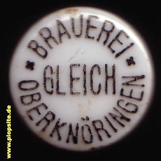Bügelverschluss aus: Brauerei Gleich, Oberknöringen, Burgau-Oberknöringen, Deutschland