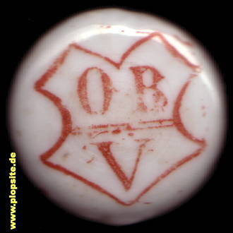 Picture of a ceramic Hutter stopper from: Oberschlesischer Brauerei-Verein, Oberschlesien, Poland