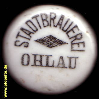 Bügelverschluss aus: Stadtbrauerei Wilhelm Hennemann, Ohlau, Oława, Polen