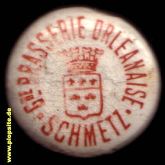 Bügelverschluss aus: Grande Brasserie Orléanaise Schmetz S.A., Orléans, Frankreich