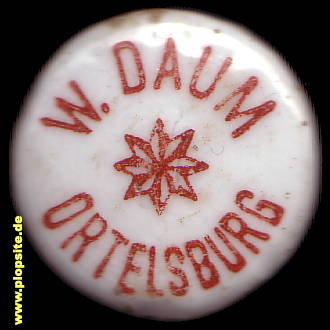 Bügelverschluss aus: Schloßbrauerei Walter Daum, Ortelsburg, Szczytno, Polen