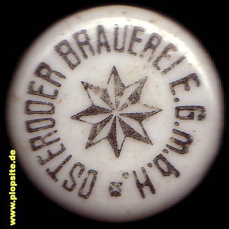 Bügelverschluss aus: Brauerei eGmbH, Osterode i. Ostpr., Ostróda, Polen