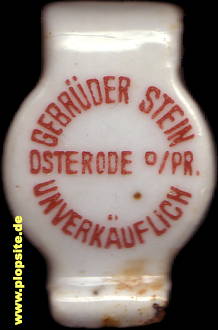 Obraz porcelany z: Osterode, Gebrüder Stein,  PL, unbekannt, Polska