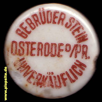 Obraz porcelany z: Osterode, Gebrüder Stein,  PL, unbekannt, Polska