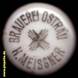 Bügelverschluss aus: Brauerei H. Meissner, Mährisch Ostrau, Ostrava, Tschechien