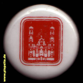 Picture of a ceramic Hutter stopper from: Brauerei Goldener Hirsch, Ottobeuren, Germany