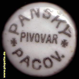 Bügelverschluss aus: Pansky Pivovar, Pacov, Patzau, Tschechien