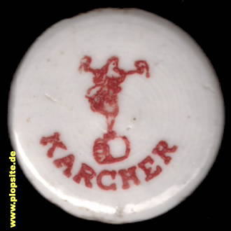 Bügelverschluss aus: Union des Brasseries, Usine Karcher, Paris, Frankreich