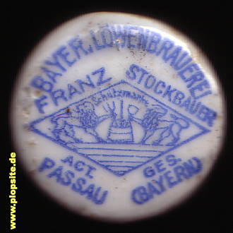 Bügelverschluss aus: Bayerische Löwenbrauerei Stockbauer, Passau, Deutschland