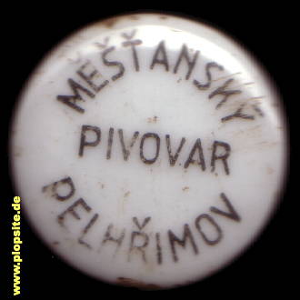 Bügelverschluss aus: Měšťanský pivovar, Pelhřimov, Pilgram, Tschechien