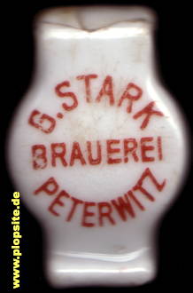 Bügelverschluss aus: Bergschlößchen-Brauerei Gustav Stark, Peterwitz, Stoszowice, Polen