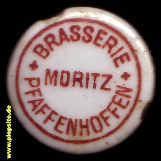 Bügelverschluss aus: Brasserie Jacques Moritz, Pfaffenhoffen / Elsass, Pfaffenhofen, Pfaffhoffe, Frankreich