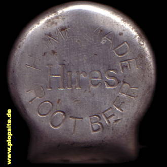 Picture of a ceramic Hutter stopper from: Hires Rootbeer, Philadelphia, PA, USA