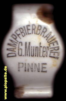 Bügelverschluss aus: Dampfbrauerei Gabriel Munter, Pinne, Pniewy, Polen