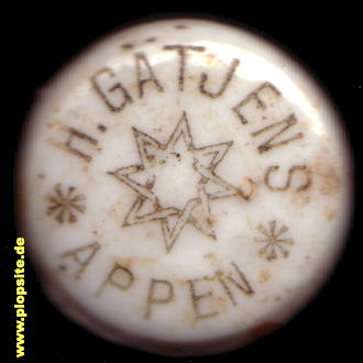 Bügelverschluss aus: Braunbierbrauerei H. C. S. Gätjens, Appen, Deutschland