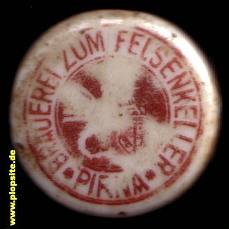 Bügelverschluss aus: Brauerei zum Felsenkeller, Pirna, Deutschland