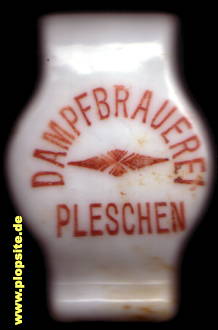Bügelverschluss aus: Dampfbrauerei, I. & G. Strelitz, vormahls Th. Weigt, Pleschen, Pleszew, Polen