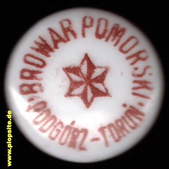 Bügelverschluss aus: Browar Pomorski, Podgórz - Toruń, Thorn, Polen