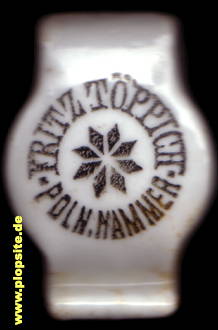 Bügelverschluss aus: Brauerei Töppich, Polnisch Hammer, Kuźniczysko, Groß Hammer, Polen