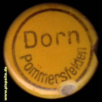 Bügelverschluss aus: Gräflich von Schönborn'sche Schloßbrauerei Dorn, Pommersfelden, Deutschland