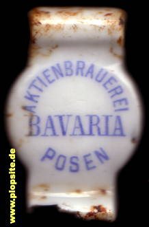 Bügelverschluss aus: Aktienbrauerei Bavaria, Posen, Poznań, Polen