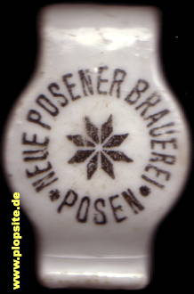 Bügelverschluss aus: Neue Posener Bairische Bierbrauerei J. Neu, Posen, Poznań, Polen