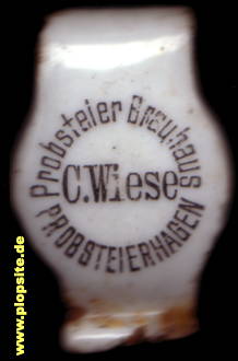 Bügelverschluss aus: Probsteier Brauhaus C. Wiese, Probsteierhagen, Deutschland