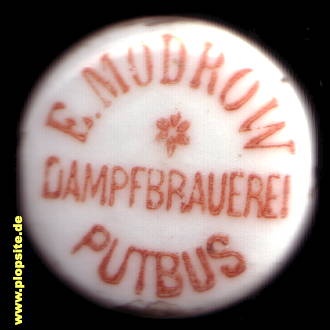 Bügelverschluss aus: Dampfbrauerei E. Modrow, Putbus, Deutschland