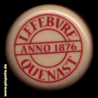 Bügelverschluss aus: Brasserie Fefebvre, Quenast, Kinåsse, Belgien
